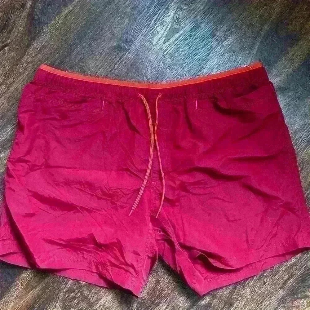Duluth Trading Company Grab 9" Nylon Red Lightweight Hybrid Shorts Swim Mens 2XL